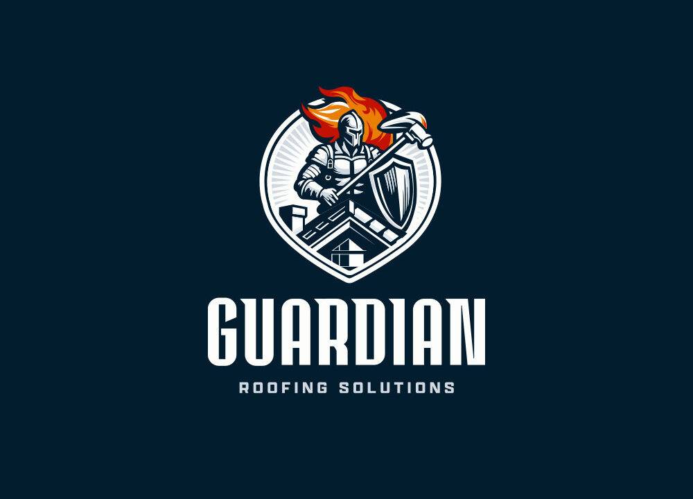 Guardian logo with navy blue background